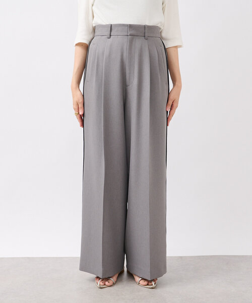 RIVE DROITE(リヴドロワ)の「【ハンサムな着こなしに】マニッシュラインパンツ(その他パンツ・レディース・グレー/モカ・38/36)」の11枚目の写真