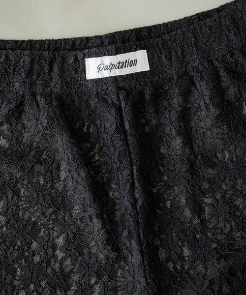 rectangle(レクタングル)の「レースフレアレギンス(その他パンツ・レディース・ブラック/アイボリー・FREE)」の11枚目の写真