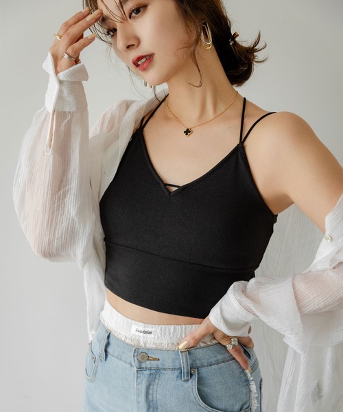 rectangle(レクタングル)の「レースフレアレギンス(その他パンツ・レディース・ブラック/アイボリー・FREE)」の18枚目の写真