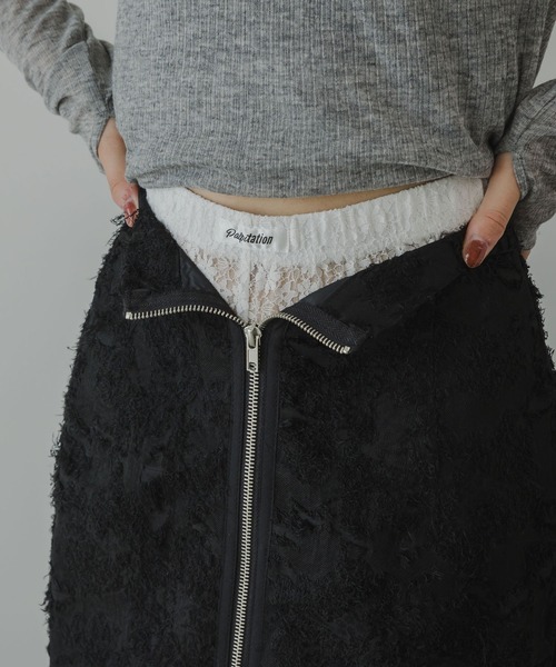 rectangle(レクタングル)の「レースフレアレギンス(その他パンツ・レディース・ブラック/アイボリー・FREE)」の20枚目の写真