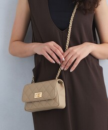 green label relaxing（グリーンレーベルリラクシング）の「＜PRATO MADE IN ITALY＞キルティング ショルダーバッグ（ショルダーバッグ）」