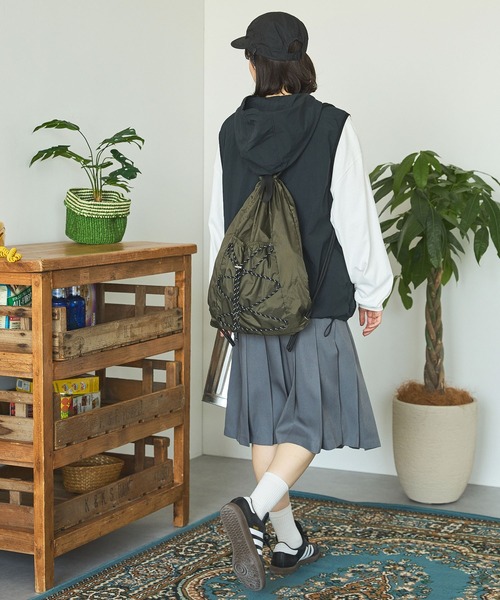 アソートデザイン ドローコード ナップサック（バックパック/リュック