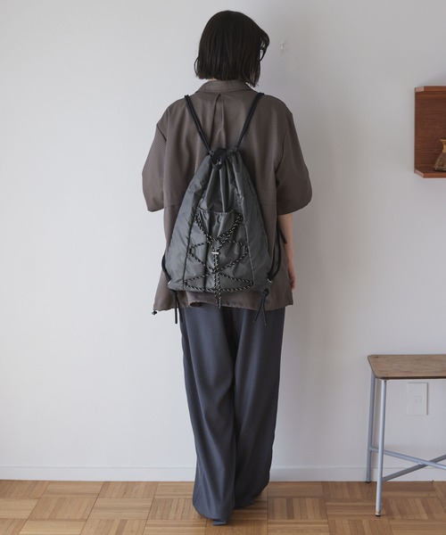 オトナのナップサック／モノトーンレオパ オトナのナップサック／モノトーンレオパ オトナのナップサック