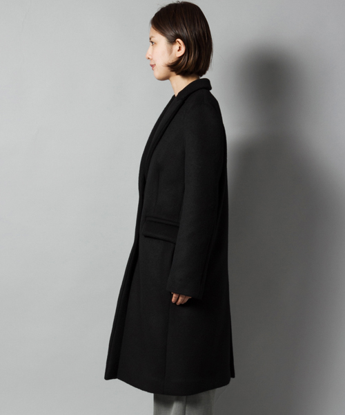 AMERICAN RAG CIE(アメリカンラグシー)の「AMERICAN RAG CIEウールビーバーチェスターコート/214-AGP-L152-CO114(チェスターコート・レディース・ブラック/キャメル・FREE)」の19枚目の写真