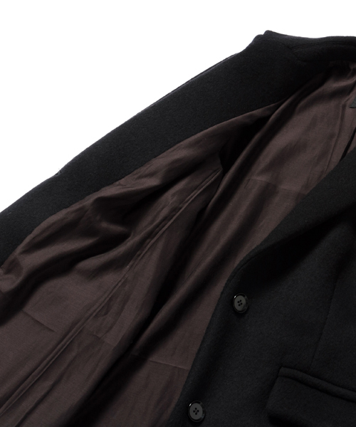 AMERICAN RAG CIE(アメリカンラグシー)の「AMERICAN RAG CIEウールビーバーチェスターコート/214-AGP-L152-CO114(チェスターコート・レディース・ブラック/キャメル・FREE)」の8枚目の写真