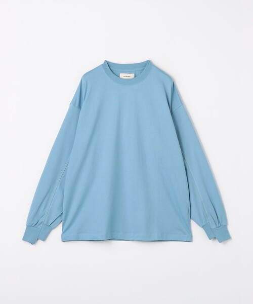 wonderland（ワンダーランド）の「＜wonderland＞ ウィンド ロングスリーブ Tシャツ（Tシャツ/カットソー・メンズ・グレー/ライトブルー・M/L）」の2枚目の写真