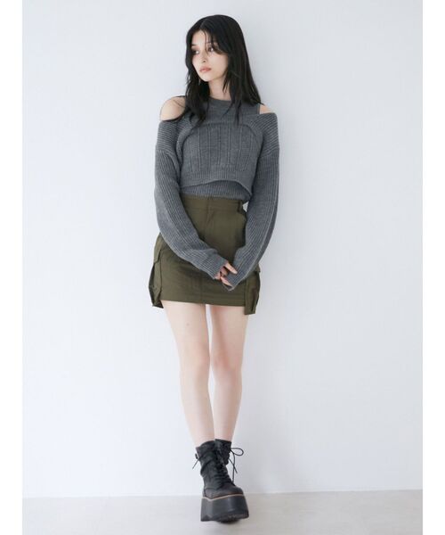 【セール】2wayニットセットプルオーバー（ニット/セーター）｜MURUA（ムルーア）