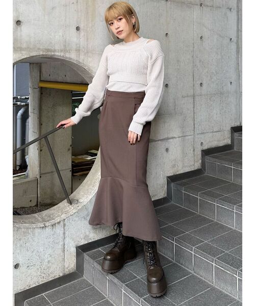 【セール】2wayニットセットプルオーバー（ニット/セーター）｜MURUA（ムルーア）