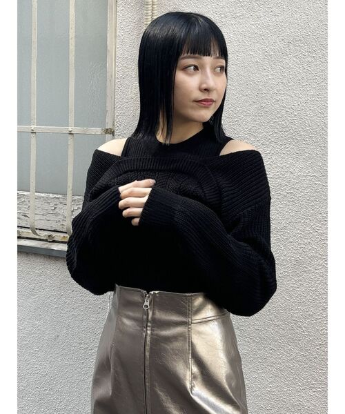 【セール】2wayニットセットプルオーバー（ニット/セーター）｜MURUA（ムルーア）