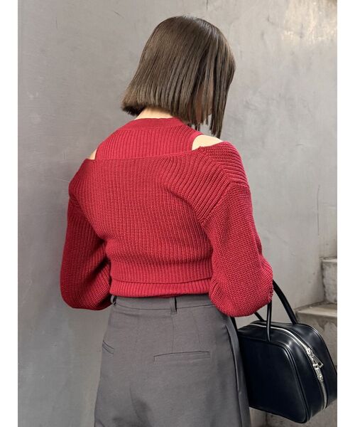 【セール】2wayニットセットプルオーバー（ニット/セーター）｜MURUA（ムルーア）