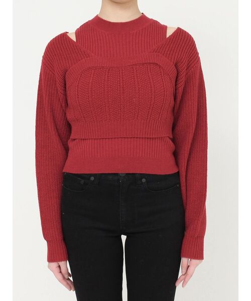 【セール】2wayニットセットプルオーバー（ニット/セーター）｜MURUA（ムルーア）