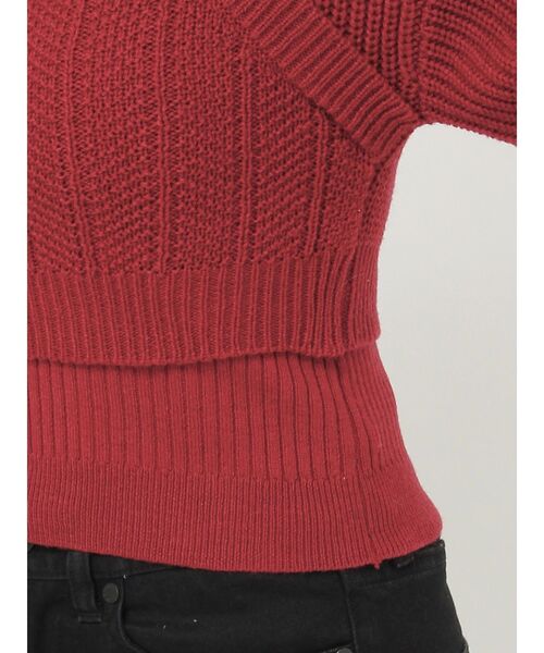 【セール】2wayニットセットプルオーバー（ニット/セーター）｜MURUA（ムルーア）