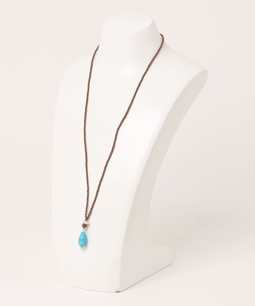 チャイハネ（チャイハネ）の「【チャイハネ】ティアーズネックレス（ネックレス・レディース・ターコイズブルー・FREE）」の3枚目の写真