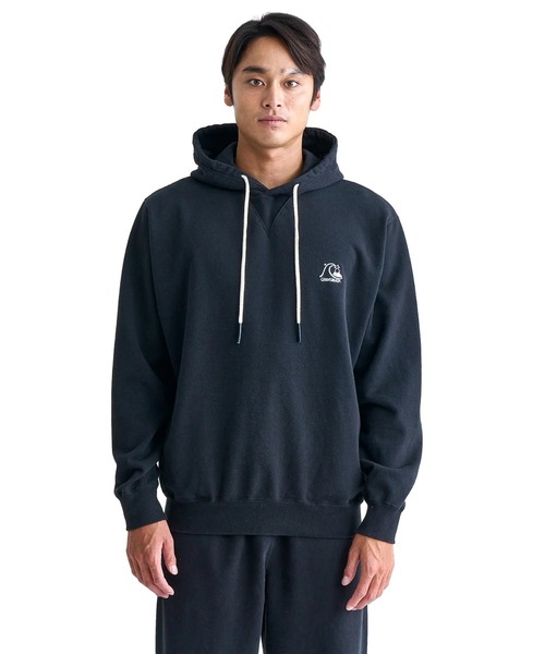 Quiksilver(クイックシルバー)の「QS HISTORY HOODIE SW/クイックシルバープルオーバーパーカー・フーディー(パーカー・メンズ・グレー/アイボリー/ブラック・SMALL/MEDIUM/LARGE/X-LARGE)」の12枚目の写真