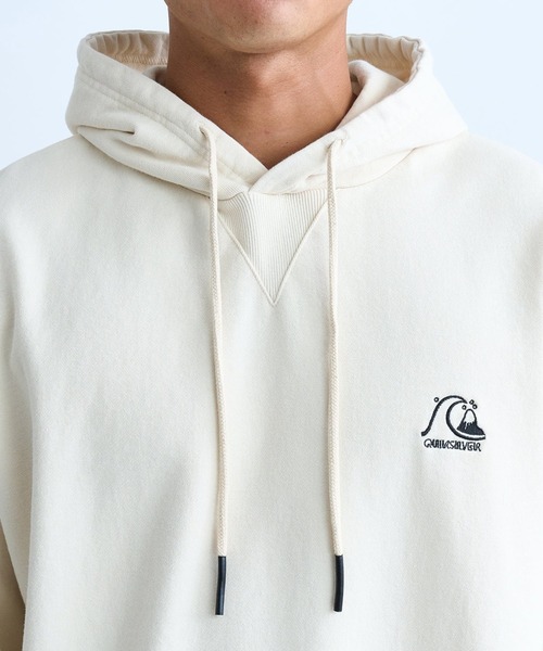 Quiksilver(クイックシルバー)の「QS HISTORY HOODIE SW/クイックシルバープルオーバーパーカー・フーディー(パーカー・メンズ・グレー/アイボリー/ブラック・SMALL/MEDIUM/LARGE/X-LARGE)」の8枚目の写真