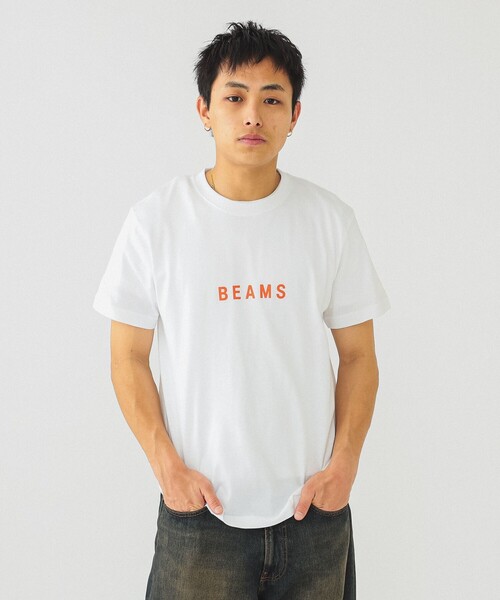 Tシャツ・カットソー BEAMS SS25 Shirts (38010167139 75) BEAMS ロゴ Tシャツ 25SS（Tシャツ/カットソー）｜BEAMS