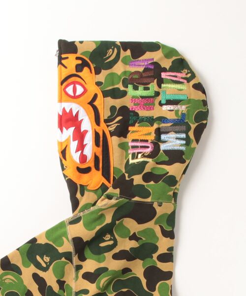 A BATHING APE（アベイシングエイプ）の「ABC CAMO TIGER FULL ZIP HOODIE（パーカー・メンズ・ピンク/ブルー/グリーン・X-LARGE/MEDIUM/LARGE/XX-LARGE/SMALL/XXX-LARGE）」の19枚目の写真