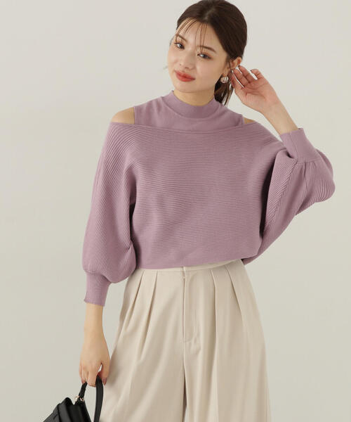 【セール】オフショルアンサンブルニット / 1214270916（ニット/セーター）｜PROPORTION BODY DRESSING（プロポーションボディドレッシング）