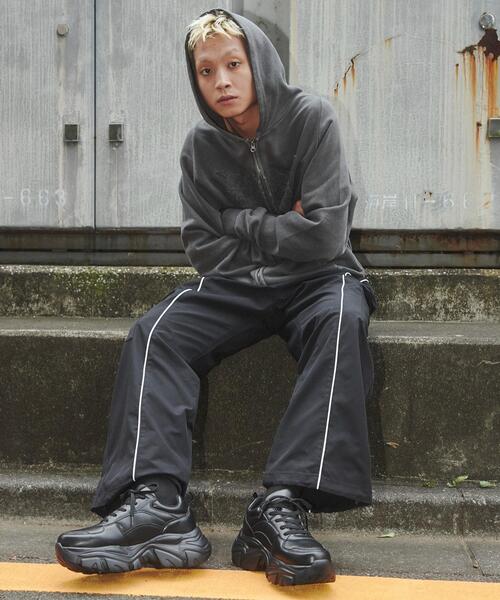 WEGO(ウィゴー)の「WEGO/厚底ボリュームダッドスニーカー(スニーカー・メンズ・ブラック/キャメル・XX-LARGE/XXX-LARGE)」の4枚目の写真