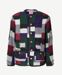 anrealage homme（アンリアレイジオム）の「HARUKAHARU PATCHWORK KNIT JACKET（テーラードジャケット）」