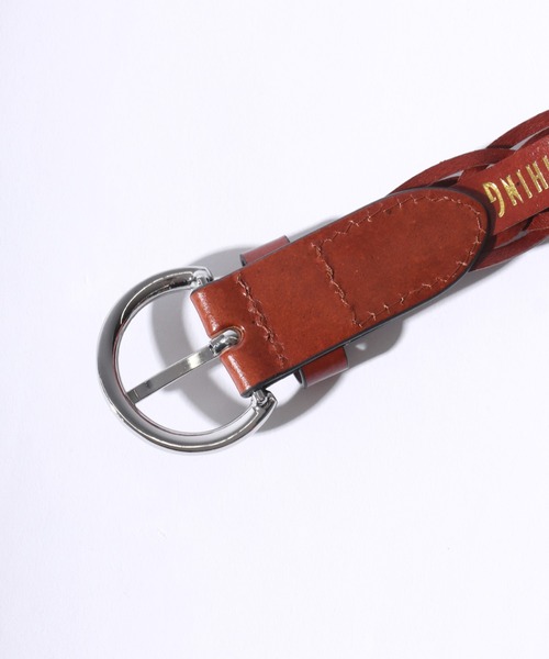 SOMETHING(サムシング)の「SOMETHING/サムシング 25mm メッシュレザーベルト(ベルト・レディース・ブラウン/ダークブラウン/ブラック・FREE)」の7枚目の写真