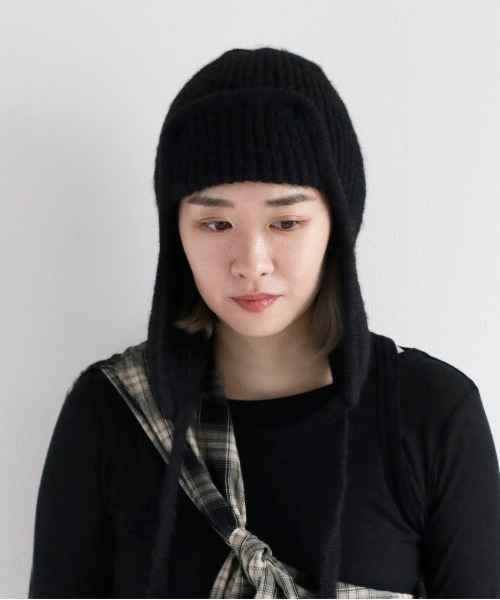 cepo（セポ）の「フライトニットビーニー（キャップ・レディース・ブラック/グレー・FREE）」の7枚目の写真
