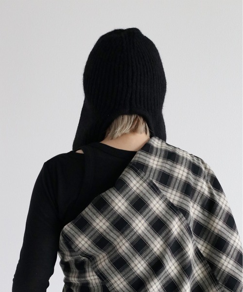 cepo（セポ）の「フライトニットビーニー（キャップ・レディース・ブラック/グレー・FREE）」の9枚目の写真