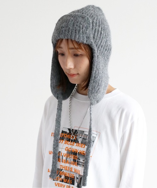 cepo（セポ）の「フライトニットビーニー（キャップ・レディース・ブラック/グレー・FREE）」の11枚目の写真
