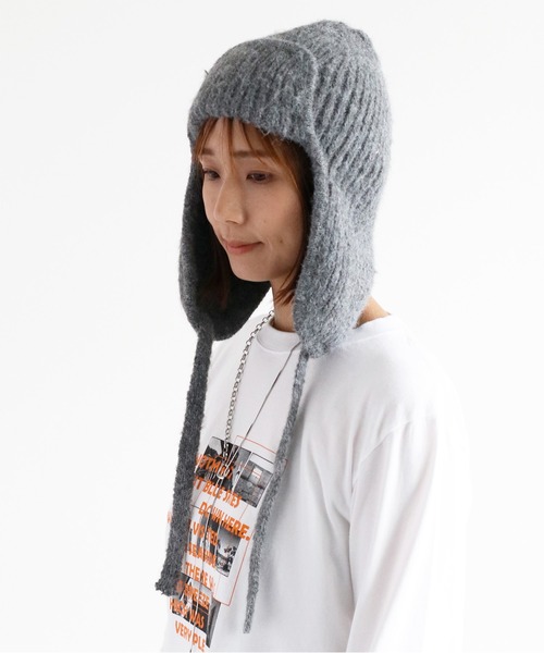 cepo（セポ）の「フライトニットビーニー（キャップ・レディース・ブラック/グレー・FREE）」の13枚目の写真