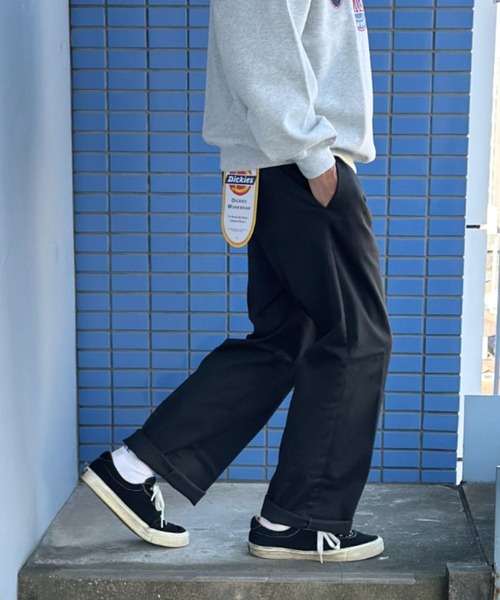 Dickies（ディッキーズ）の「【別注限定展開】【Dickies】TWILL STRETCH  CHINO PANTS/ツイルスストレッチチノパンツ（チノパンツ・メンズ・チャコールグレー/ブラック/ベージュ/ワンウォッシュ/ブラック系1・28inch/30inch/32inch/34inch/36inch）」の12枚目の写真