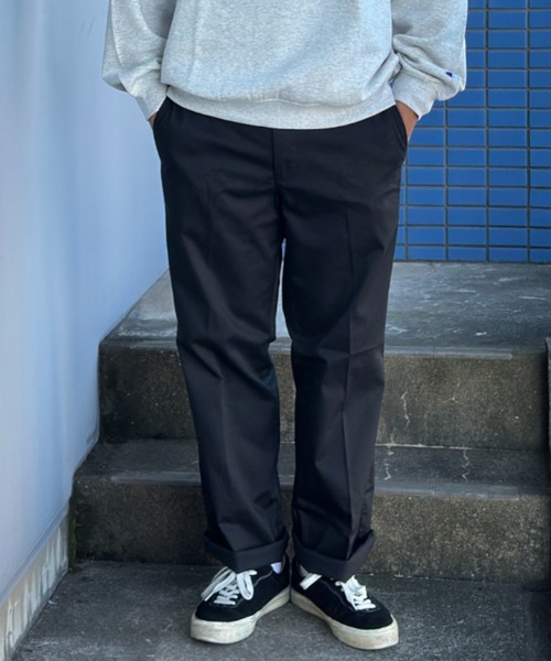 Dickies（ディッキーズ）の「【別注限定展開】 TWILL STRETCH  CHINO PANTS/ツイルスストレッチチノパンツ（チノパンツ・メンズ・チャコールグレー/ブラック/ベージュ/ワンウォッシュ/ブラック系1・28inch/30inch/32inch/34inch/36inch）」の6枚目の写真