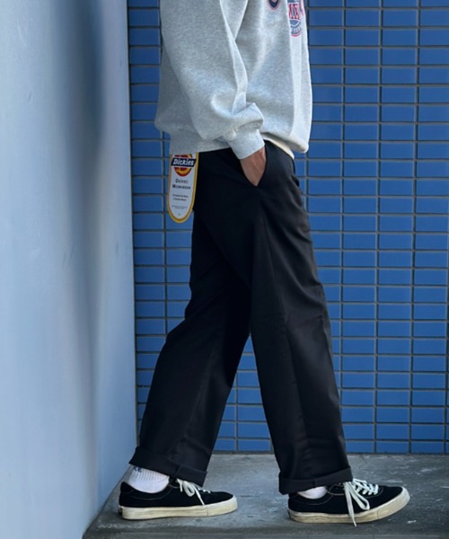 Dickies（ディッキーズ）の「【別注限定展開】 TWILL STRETCH  CHINO PANTS/ツイルスストレッチチノパンツ（チノパンツ・メンズ・チャコールグレー/ブラック/ベージュ/ワンウォッシュ/ブラック系1・28inch/30inch/32inch/34inch/36inch）」の8枚目の写真
