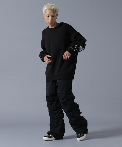 DANKE SCHON（ダンケシェーン）の「DankeSchon/ダンケシェーン/RV CREWNECK KNIT CHECKER（ニット/セーター・レディース・ブラック/グレー・L/M）」の11枚目の写真