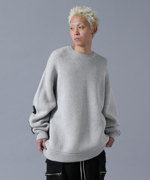 DANKE SCHON（ダンケシェーン）の「DankeSchon/ダンケシェーン/RV CREWNECK KNIT CHECKER（ニット/セーター・レディース・ブラック/グレー・L/M）」の3枚目の写真