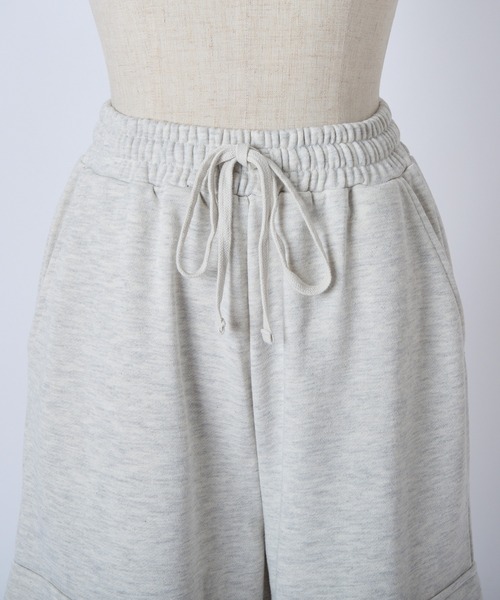 one after another NICE CLAUP（ワンアフターアナザーナイスクラップ）の「スウェットカーゴパンツ（スウェットパンツ・レディース・ライトピンク/グレー/オートミール/チャコールグレー・FREE）」の17枚目の写真