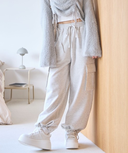 セール】スウェットカーゴパンツ（スウェットパンツ）｜one after