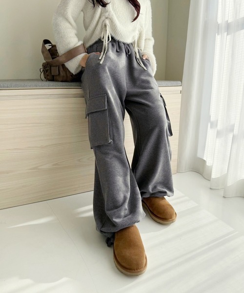 セール】スウェットカーゴパンツ（スウェットパンツ）｜one after