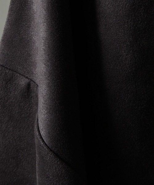 NILWAY（ニルウェイ）の「スエード ハーフジップ 長袖 薔薇 刺繍 カットソー（Tシャツ/カットソー・メンズ・チャコール/ホワイト/ライトグレー/ブラック・MEDIUM/LARGE）」の9枚目の写真