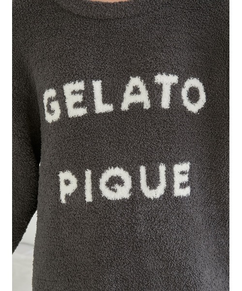 ジェラートピケ gelatopique パウダー ロゴ ジャガード ルームウェア gelato pique パジャマ ルームウェア パウダーロゴジャガード