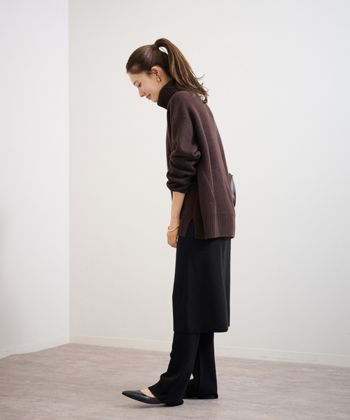 FRAMeWORK（フレームワーク）の「≪追加≫レギンス付きスカート（スカート・レディース・ブラック/グレー・36/38）」の13枚目の写真