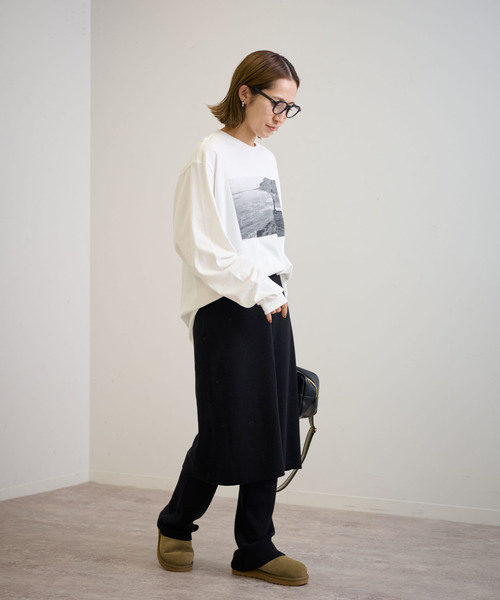 FRAMeWORK（フレームワーク）の「≪追加≫レギンス付きスカート（スカート・レディース・ブラック/グレー・36/38）」の19枚目の写真