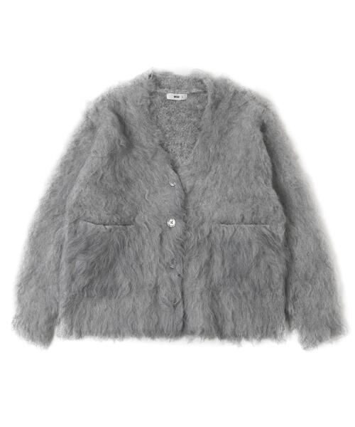 WEGO(ウィゴー)の「WEGO/ブラッシュカーデ(カーディガン/ボレロ・レディース・ライトグレー/ダークグレー/ネイビー・FREE)」の5枚目の写真