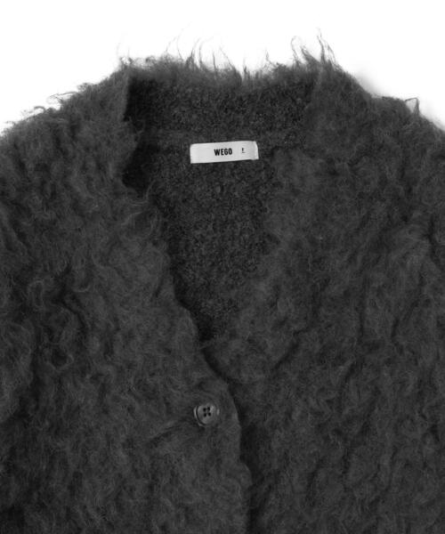 WEGO(ウィゴー)の「WEGO/ブラッシュカーデ(カーディガン/ボレロ・レディース・ライトグレー/ダークグレー/ネイビー・FREE)」の8枚目の写真