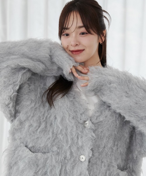 (取寄) レディース  EuroSoft women Glinda Mist Grey セール】WEGO/ブラッシュカーデ（カーディガン/ボレロ）｜WEGO