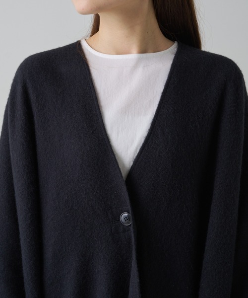 PUAL CE CIN（ピュアルセシン）の「マルチウェイウールブレンドポンチョストール（ストール/ショール・レディース・ブラック・FREE）」の13枚目の写真