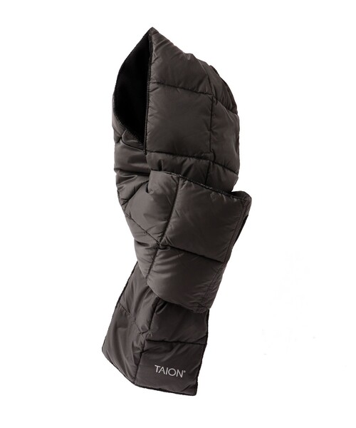 TAION(タイオン)の「【TAION/タイオン】BASIC DOWN SCARF 17(マフラー・メンズ・キャメル/ダークネイビー/ブルー系その他6/チャコールグレー/ブラック/ブラウン系その他・FREE)」の3枚目の写真