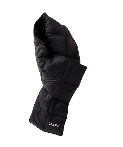 TAION(タイオン)の「【TAION/タイオン】BASIC DOWN SCARF 17(マフラー・メンズ・キャメル/ダークネイビー/ブルー系その他6/チャコールグレー/ブラック/ブラウン系その他・FREE)」の2枚目の写真
