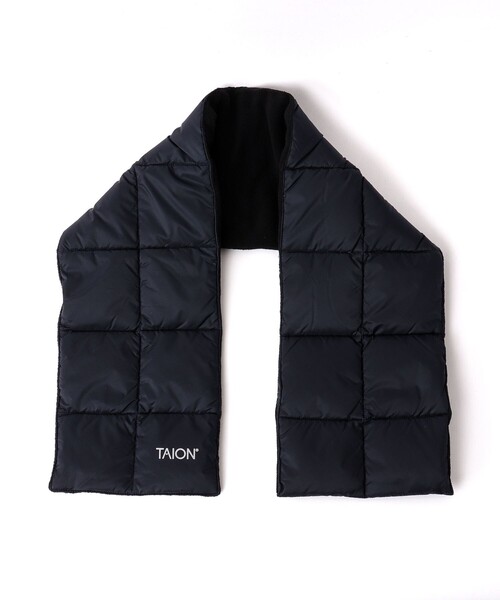 TAION(タイオン)の「【TAION/タイオン】BASIC DOWN SCARF 17(マフラー・メンズ・キャメル/ダークネイビー/ブルー系その他6/チャコールグレー/ブラック/ブラウン系その他・FREE)」の14枚目の写真