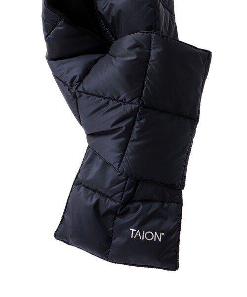 TAION(タイオン)の「【TAION/タイオン】BASIC DOWN SCARF 17(マフラー・メンズ・キャメル/ダークネイビー/ブルー系その他6/チャコールグレー/ブラック/ブラウン系その他・FREE)」の18枚目の写真