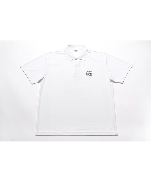 FR2 GOLF × Pacific Golf Club ポロシャツ ホワイト PACIFIC GOLF CLUB パシフィック ゴルフクラブ バックプリント
